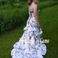 camo wedding dress strapless with pickups shown in Snowfall