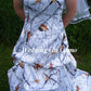 camo wedding dress strapless with pickups shown in Snowfall