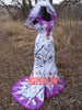 CAMO Wedding DRESS+LACE Trim+Corset Back+Plus size 16 to 24