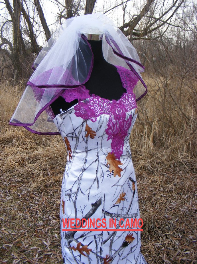 pink camo wedding dress NEW Muddy Girl Gown, SATIN- MADE ONLY IN USA! Just like hand painted pictures CAMO WEDDING Dress LACE trim