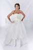 Country Wedding Dress+STRAPLESS lace dress