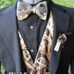 duck hunters bow tie with feathers