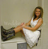 Lace and Tulle SHORT wedding dress Country or Rustic wedding