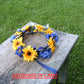 sunflower wreath for flower girl