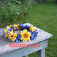 sunflower wreath for flower girl